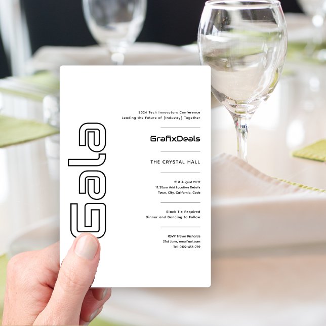 Invitation Gala Business Corporate Tech Network Événements Mo (Créateur téléchargé)