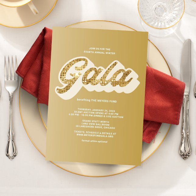 Invitation Gala d'or (Créateur téléchargé)