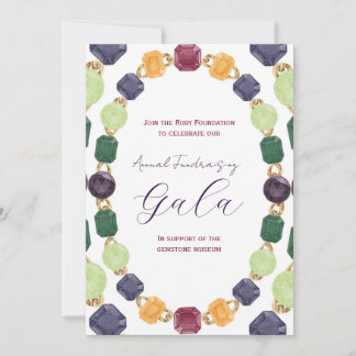 Invitation Gala du Collier de Pierres Précieuses