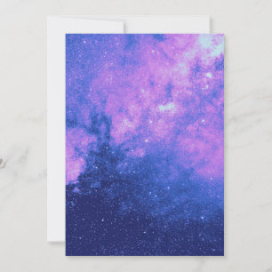 Invitation Galaxie rose