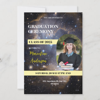 Invitation Galaxy Class of 2025 Ceremony Invite