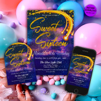 Galaxy Llow Sweet sixteen fête d'anniversaire