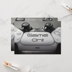 Invitation "Game ON !!" Fête PlayStation