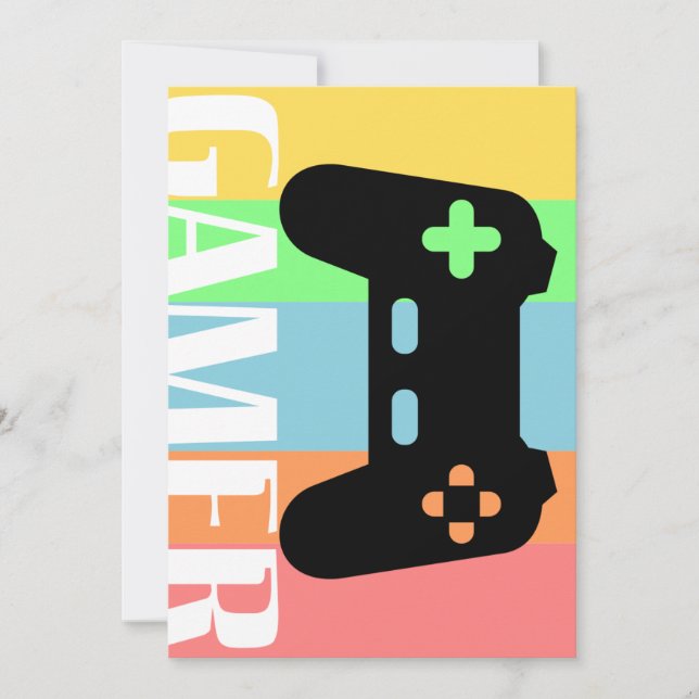 Invitation Gamer (Devant)