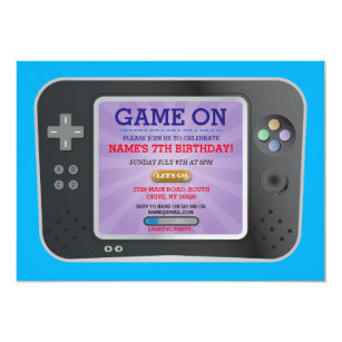 Invitations Faire Part Jeu Video Zazzle Fr Invitations Faire Part Jeu Video Zazzle Fr
