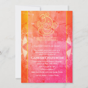 Invitation Ganesh Chaturthi Puja