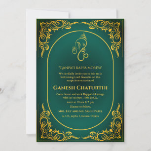 Invitation Ganesh Chaturthi Puja