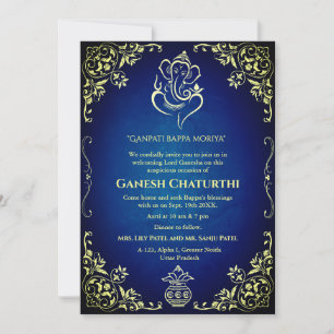 Invitation Ganesh Chaturthi Puja