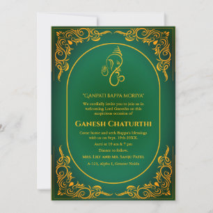 Invitation Ganesh Chaturthi Puja