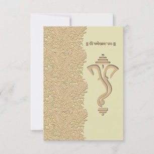 Invitation Ganesha mariage indien hindou