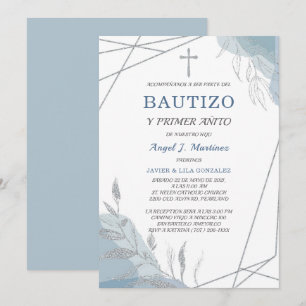 Invitation Garçon Baptême Espagnol