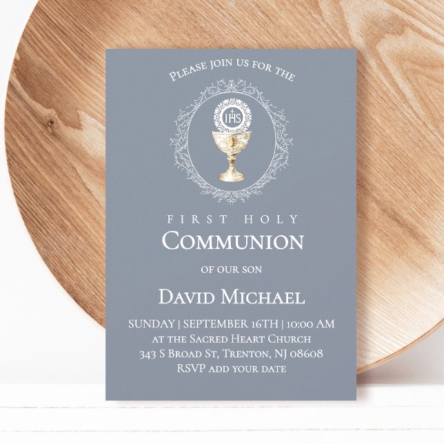 Invitation garçon de première communion (Créateur téléchargé)