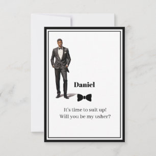 Invitation Garçon d'Honneur de Mariage