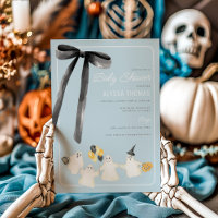 Garçon Halloween fantôme et Black Bow Baby shower