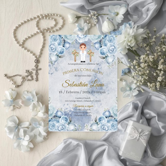 Invitation Garçon Première Communion (Créateur téléchargé)