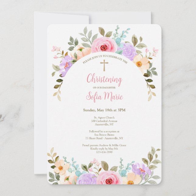 Invitation Garden Arch (Devant)