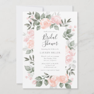 Invitation Garden BloomsInvitation de douche nuptiale
