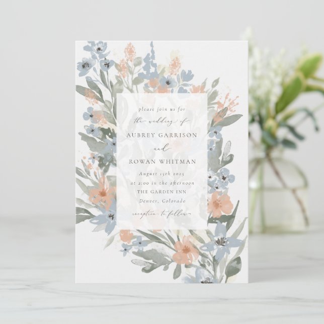 Invitation Garden Flourish (Debout devant)