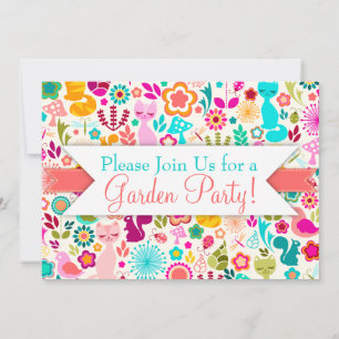 Invitation Garden Kitty
