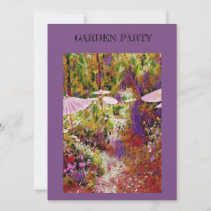 invitation garden party belle pelouse