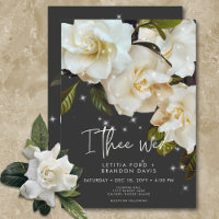 Gardenias blanches modernes sur Mariage noir