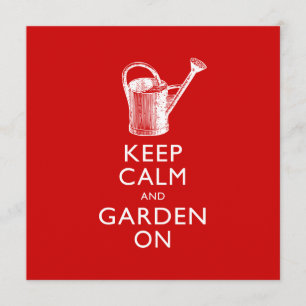 Invitation Gardening Club Event, l'anniversaire de Gardener