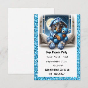 INVITATION GARYS PAJAMA PARTY