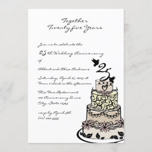 Invitation Gâteau d'anniversaire