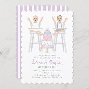 Invitation Gâteau de mash pour les Twinning
