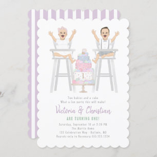 Invitation Gâteau de mash pour les Twinning