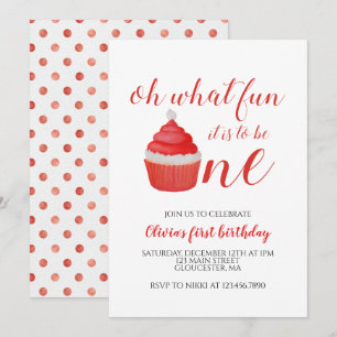 Invitation Gâteau de Noël Santa Incroyable Premier Anniversai