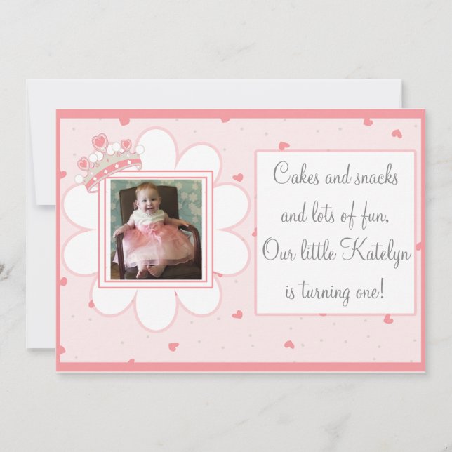 Invitation Gâteaux & snacks et beaucoup de plaisir, premier a (Devant)