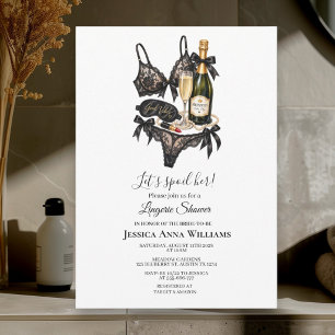 Invitation Gâtons Son Lingerie En Dentelle Pour Enterrement D