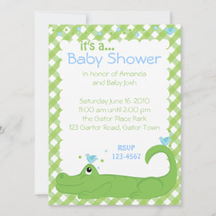Invitation Gator et Blue Birds