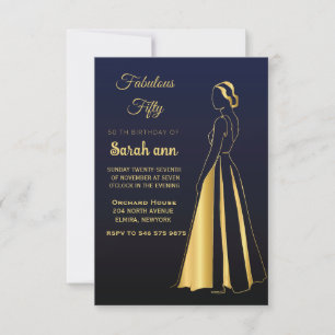 Invitation Gatsby Art Déco 50e B'jour