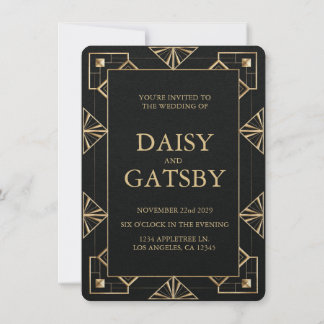 Invitation Gatsby personnalisé Enregistrer la date