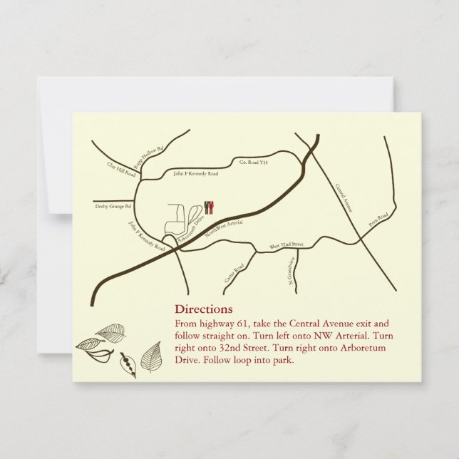 Invitation Gay Do the Math Automne Instructions Annonces (Devant)