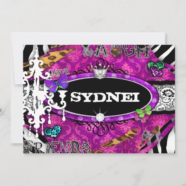 Invitation GC | Miss Fun n' Fancy Stuff Rose Ultime (Devant)