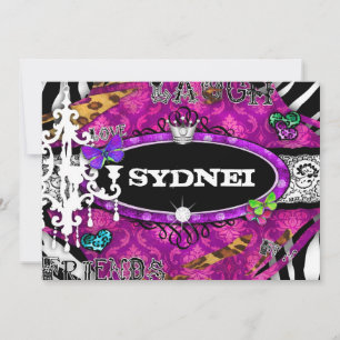 Invitation GC   Miss Fun n' Fancy Stuff Rose Ultime