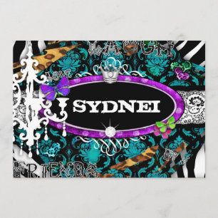 Invitation GC Miss Fun n'Fancy Stuff Ultimate Blue