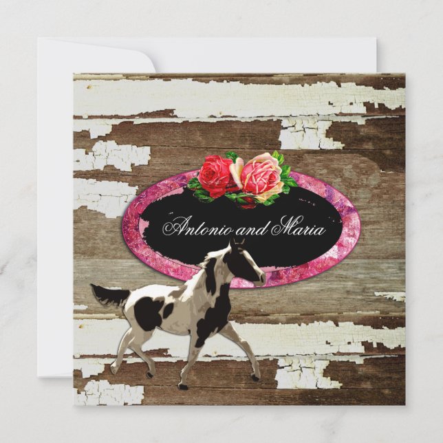 Invitation GC| Peinture à chiquer| Cheval (Devant)