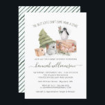 Invitation Gender Neutral | Winter Christmas Baby Shower<br><div class="desc">Winter has snuck up on us. And if you’re planning a baby shower for yourself or a loved one, why not utilize the season as inspiration. Invite your guests to your baby shower in style with these watercolor winter friends invitations. Get the charming baby shower invitations you've been looking for,...</div>