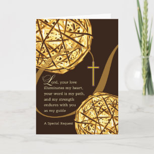 Invitation générale avec thème chrétien Illuminer