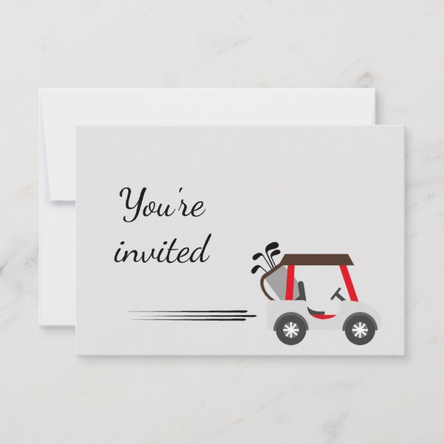 Invitation générale pour une fête d'anniversaire d (Devant)