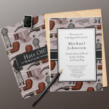 Gentleman Retirement Party ou Anniversaire Vintage