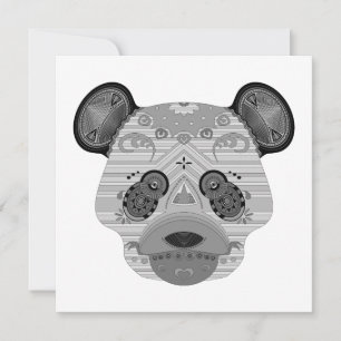 Invitation geo bear
