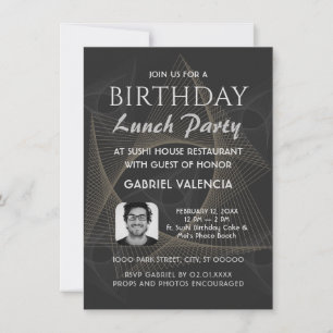 Invitation Géométrique Anniversaire