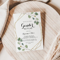 Géométrique de verdure Eucalyptus Parti de révélat