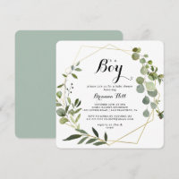 Géométrique Gold Tropical C'est un Baby shower gar