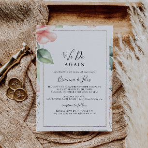 Invitation Géométrique Or Vert Nous Réagissons Vivement Renou